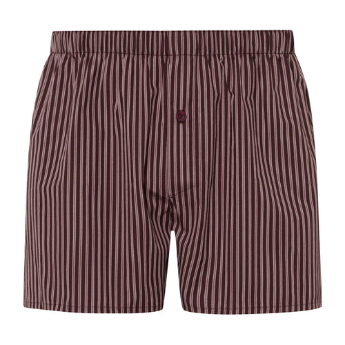 74013 Fancy Woven Boxer - 2863 Dark Wine Stripe