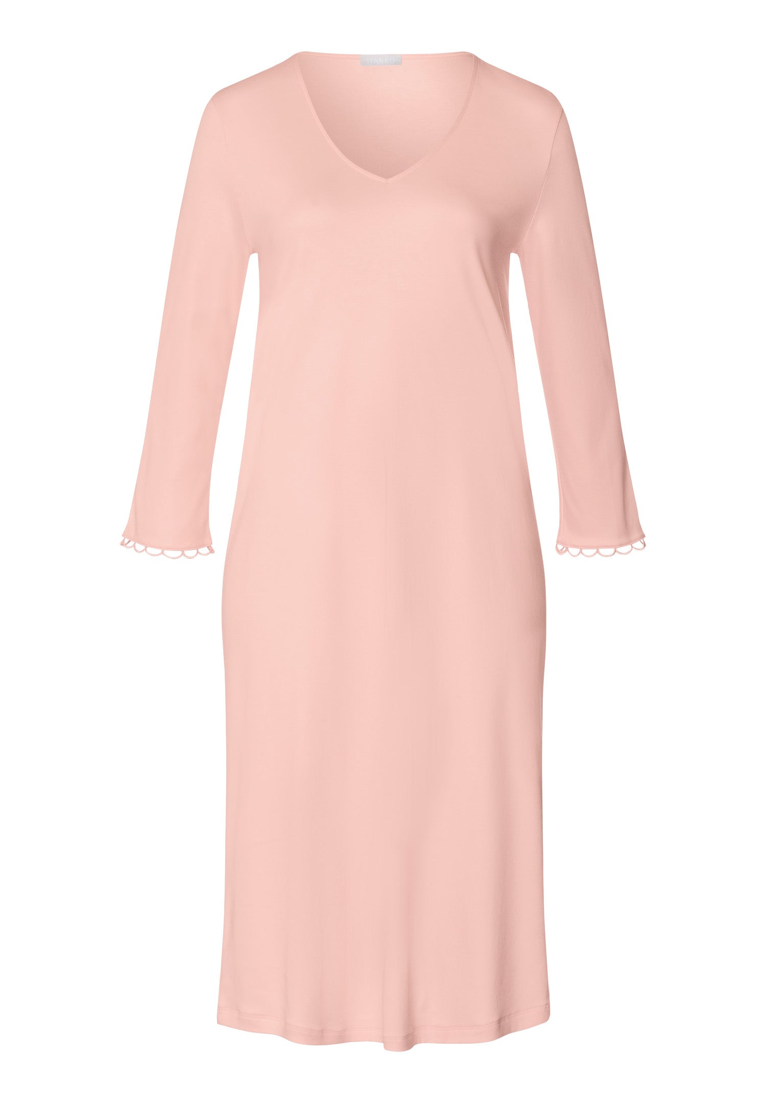 Anouk V-Neck Cotton Nightgown | Pink Blaze 74809-2340