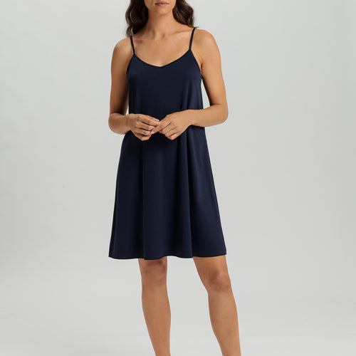 Cotton Silk Cotton Chemise | Deep Navy 74813-1610