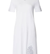 Belina V-Neck Cotton Nightgown | White 74823-101