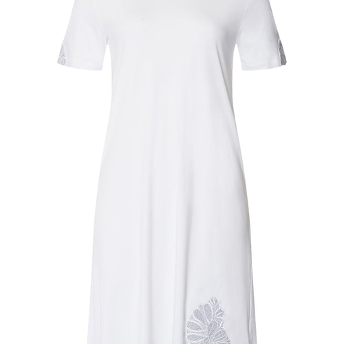 Belina V-Neck Cotton Nightgown | White 74823-101