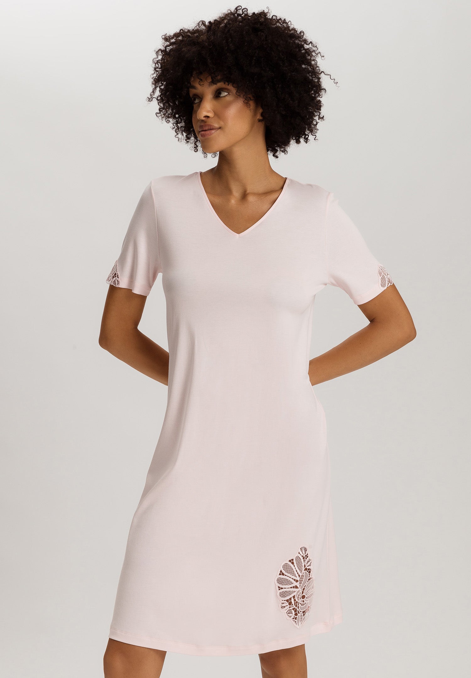 Belina V-Neck Cotton Nightgown | Rosewater 74823-2111