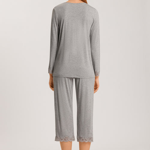 74833 Natural Elegance Long Sleeve Pajama Set - 958 Grey Melange