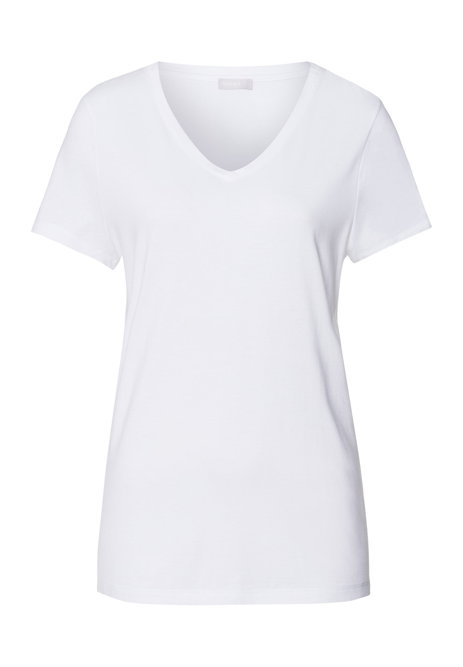 Sleep And Lounge Relaxed V-Neck Top | White 74842-101