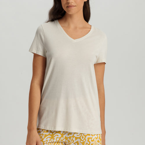 Sleep And Lounge Relaxed V-Neck Top | Quartz 74842-2121