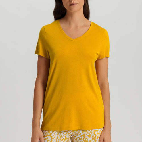 Sleep And Lounge Relaxed V-Neck Top | Sun Kiss 74842-2241