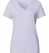 Sleep And Lounge Relaxed V-Neck Top | Purple Heather 74842-2474