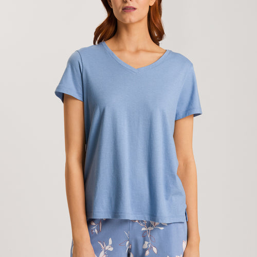 74842 Sleep And Lounge Short Sleeve Shirt - 2533 Endless Blue