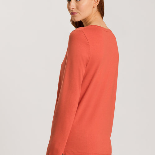 74844 Sleep And Lounge Long Sleeve Shirt - 2293 Ripe Apple