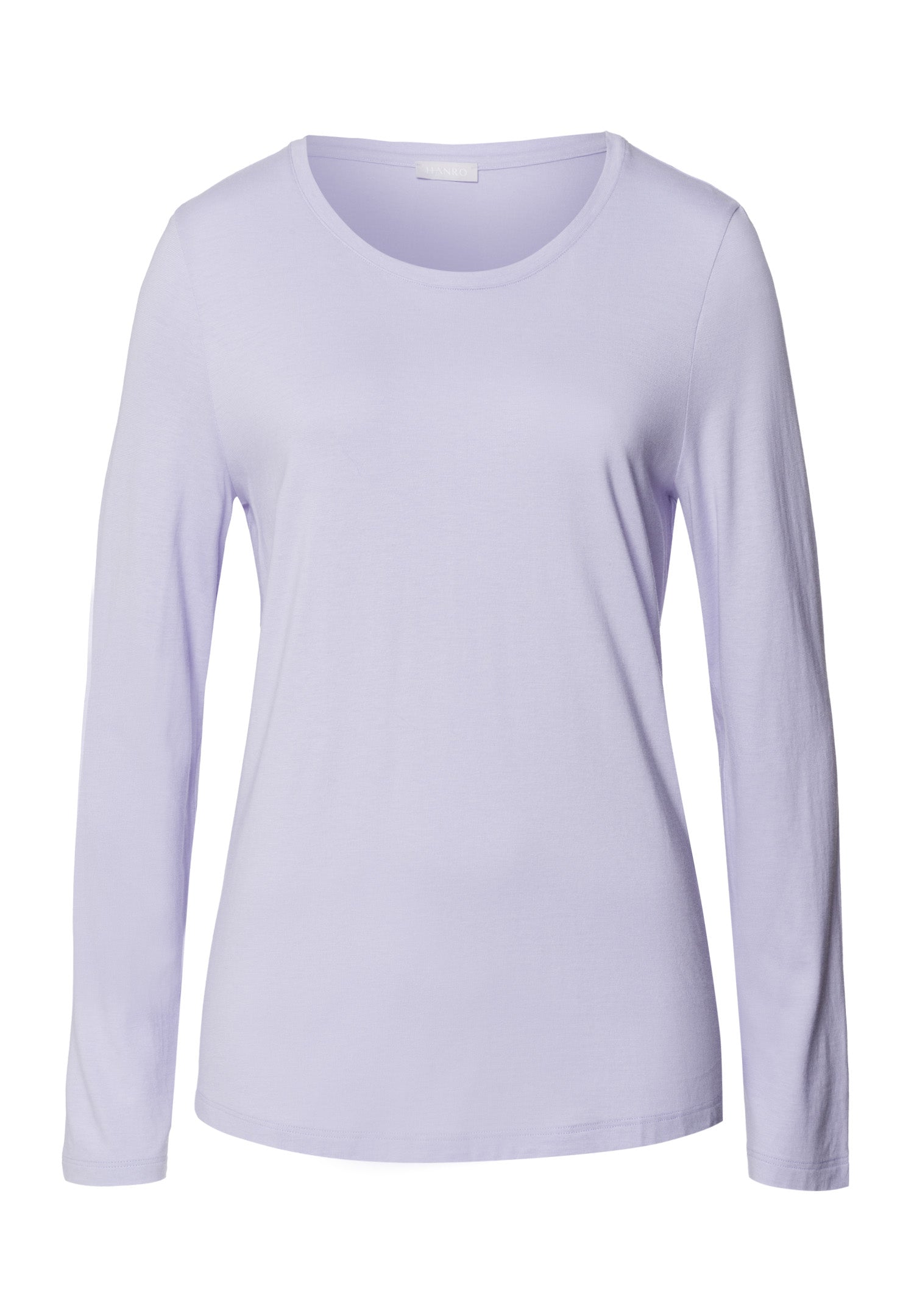 Sleep And Lounge Relaxed Round Neck Top | Purple Heather 74844-2474