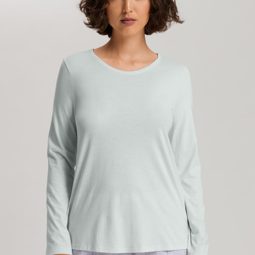 Sleep And Lounge Relaxed Round Neck Top | Vapor 74844-2534