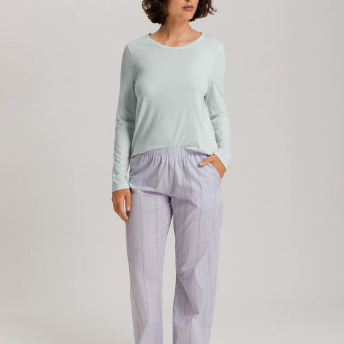 Sleep And Lounge Relaxed Round Neck Top | Vapor 74844-2534