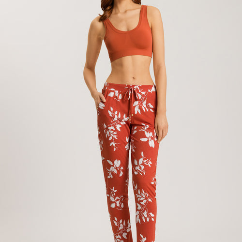 74845 Sleep And Lounge Pants - 2159 Tangerine Flowers