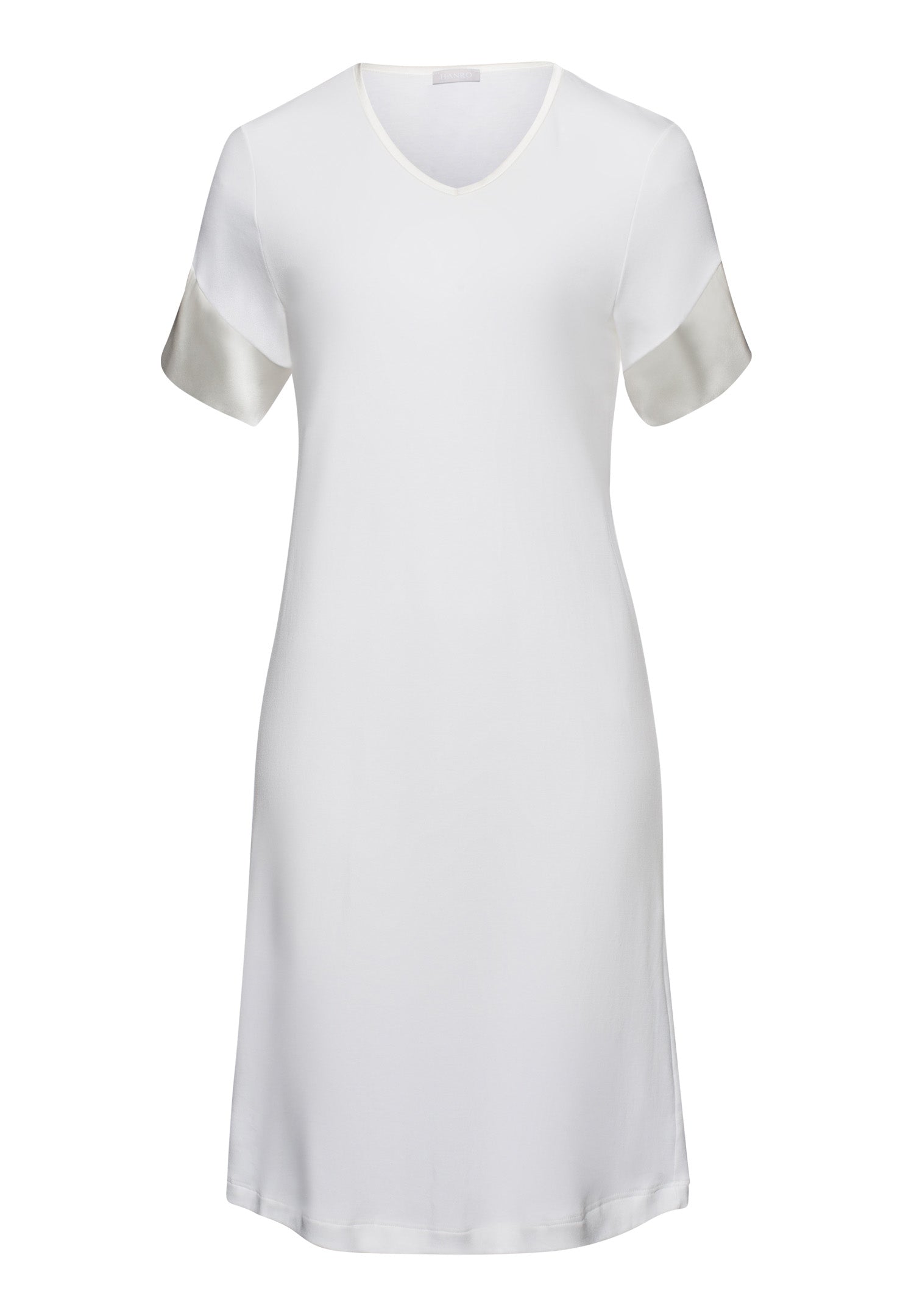 74874 Virginia Short Sleeve Nightgown 100cm - 102 Off White