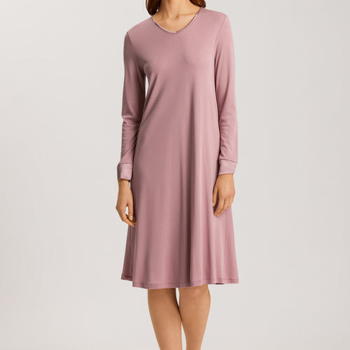 74875 Virginia Long Sleeve Nightgown 110cm - 2312 Woodrose