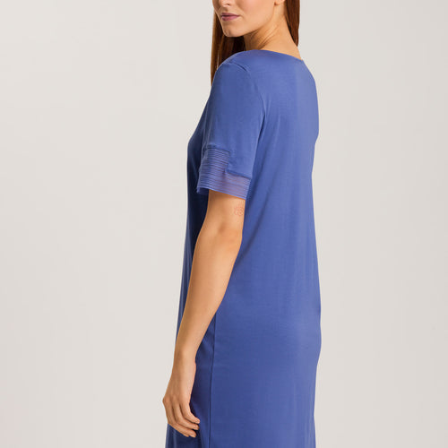 74877 Sophie Short Sleeve Nightgown 100cm - 2546 Blue Horizon