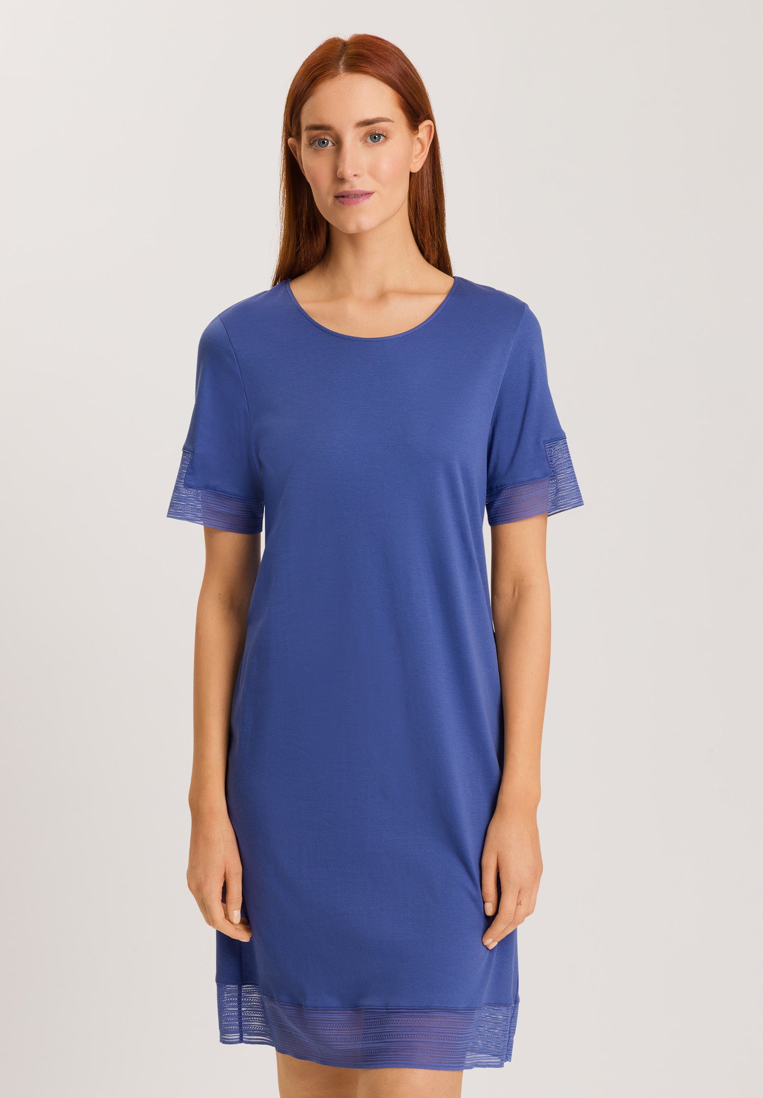 74877 Sophie Short Sleeve Nightgown 100cm - 2546 Blue Horizon