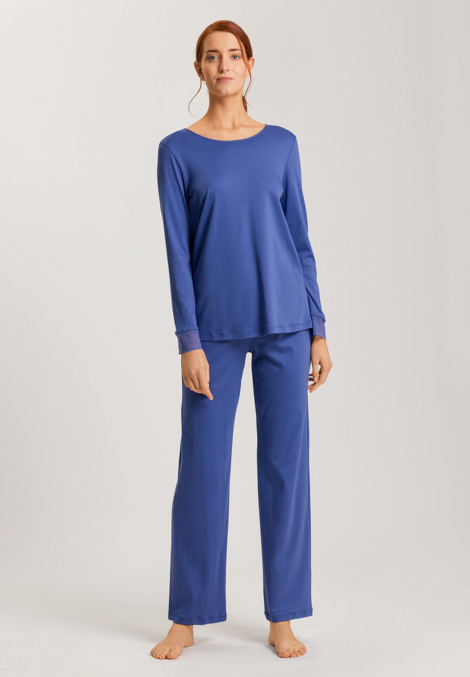 74879 Sophie Long Sleeve Pajama Set - 2546 Blue Horizon