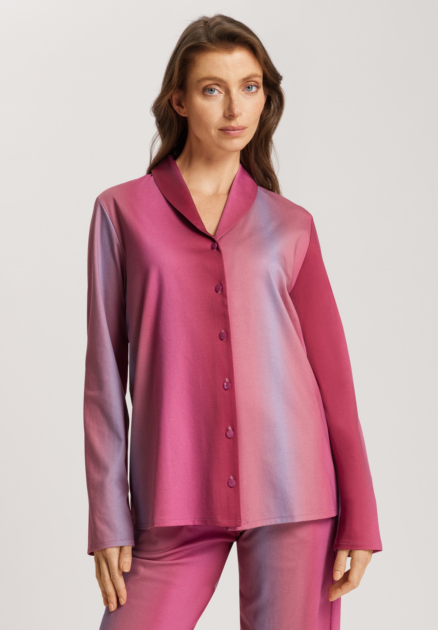 74881 Loie Long Sleeve Shirt - 2161 Berry Ombre