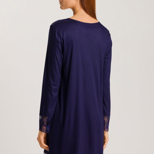 74885 Eva Long Sleeve Nightgown 95cm - 2621 Evening Blue