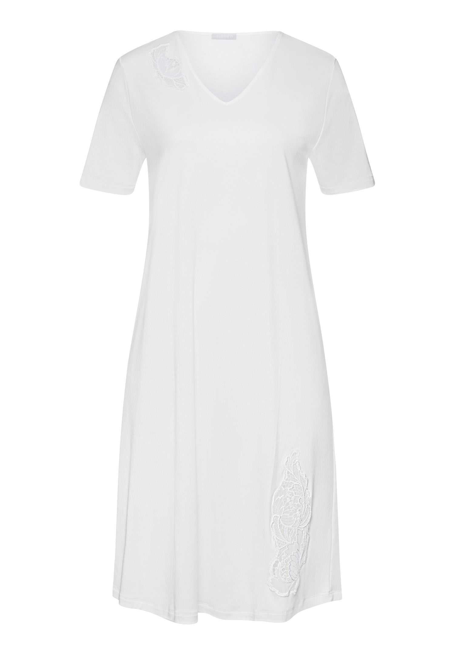 74891 Anne Short Sleeve Nightgown 100cm - 102 Off White