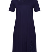 74891 Anne Short Sleeve Nightgown 100cm - 2621 Evening Blue