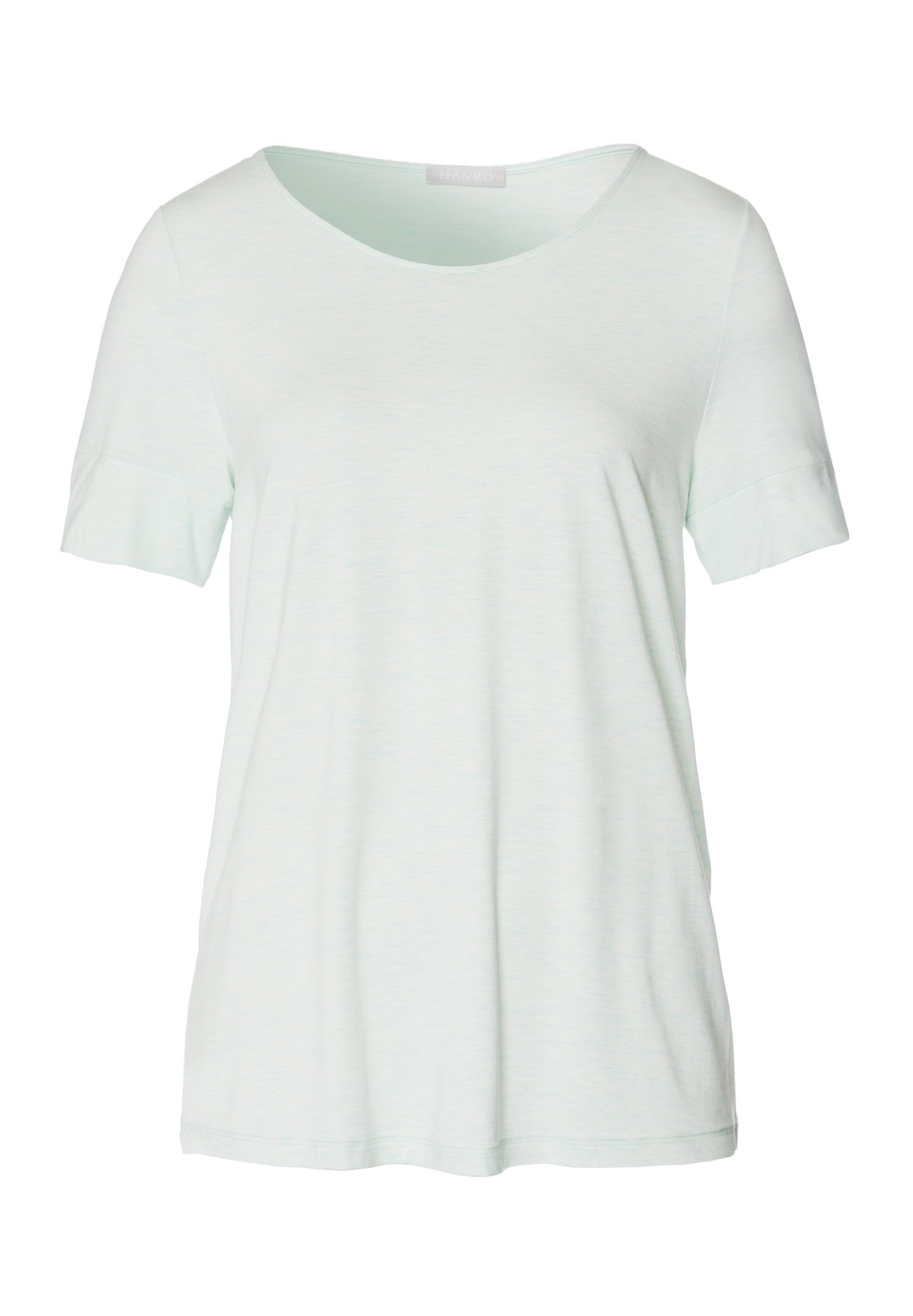 Natural Elegance Flowy Round Neck Top | Vapor Melange 74902-3011