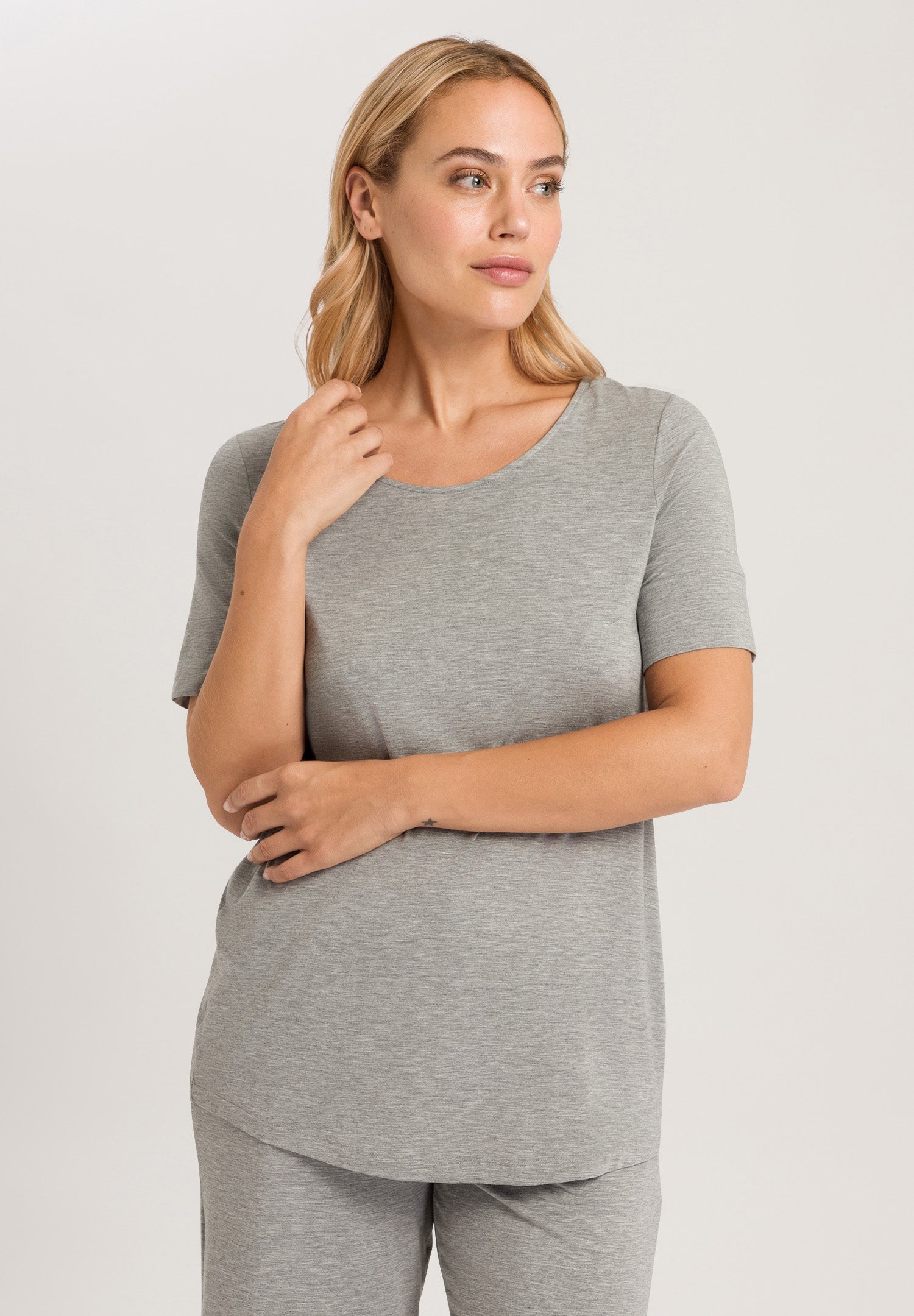 74902 S/SLV SHIRT - 958 Grey Melange