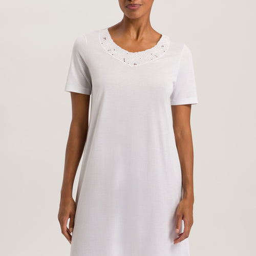 74909 S/SLV NIGHTGOWN - 101 White