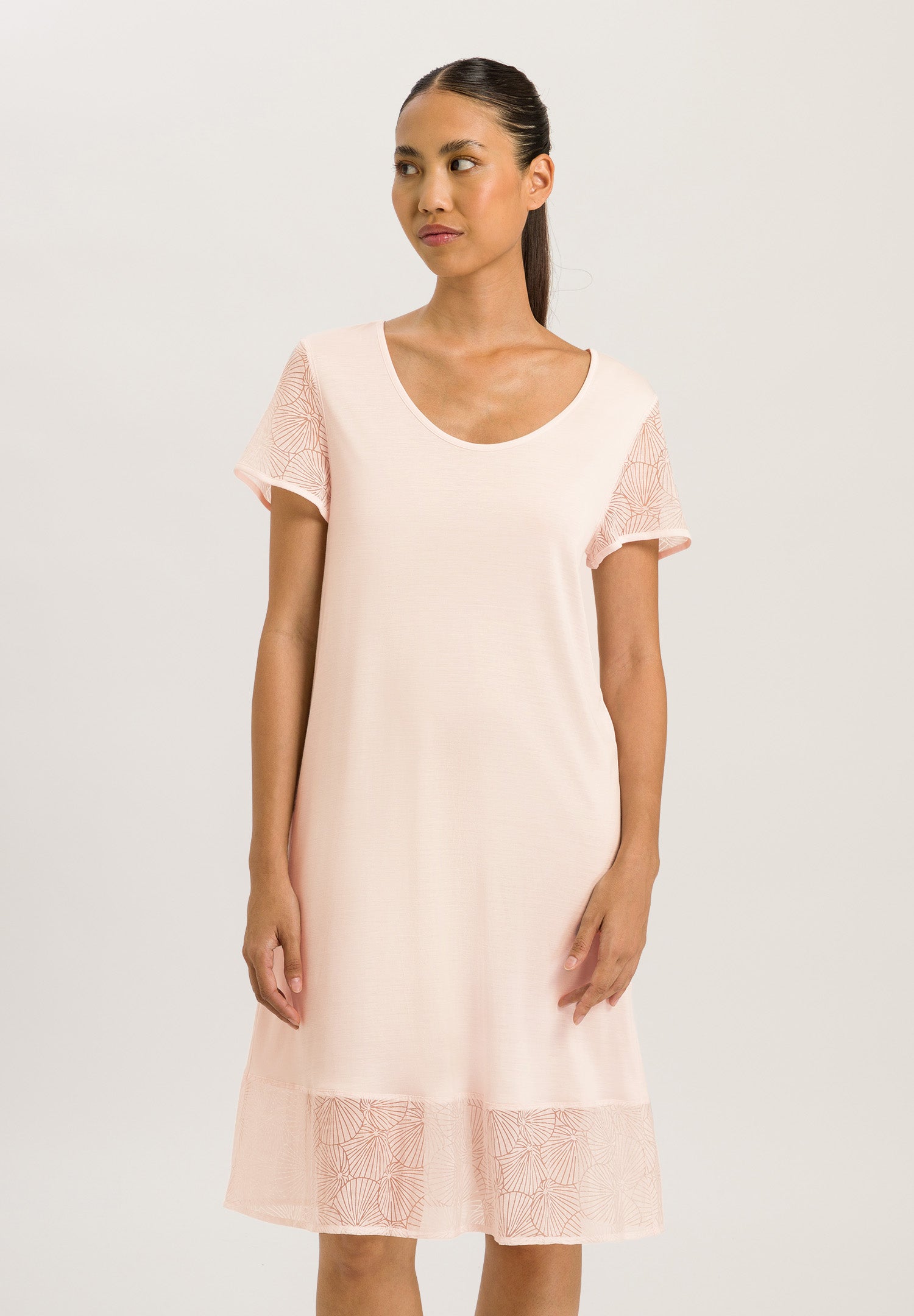 74917 S/SLV NIGHTGOWN - 1348 Morning Glow