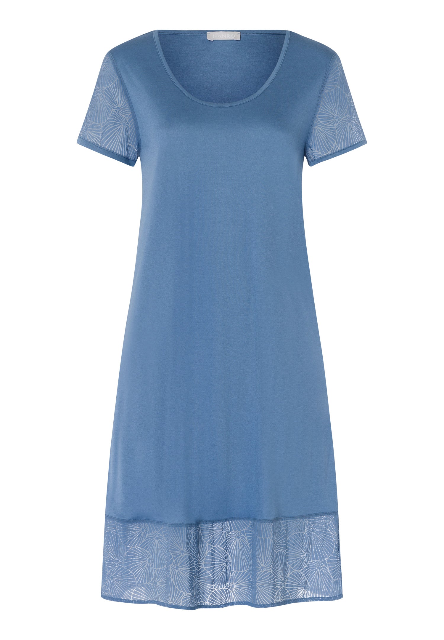 74917 S/SLV NIGHTGOWN - 2515 Dusty Blue