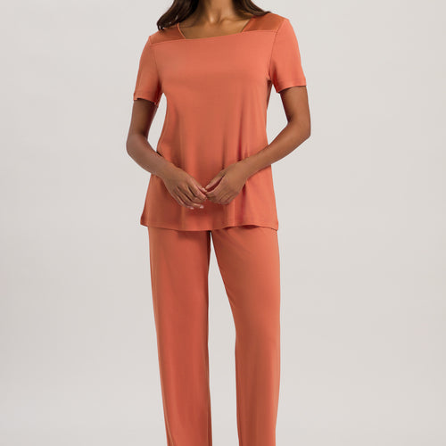 74923 S/Slv Pajama - 2294 Apricot Brandy