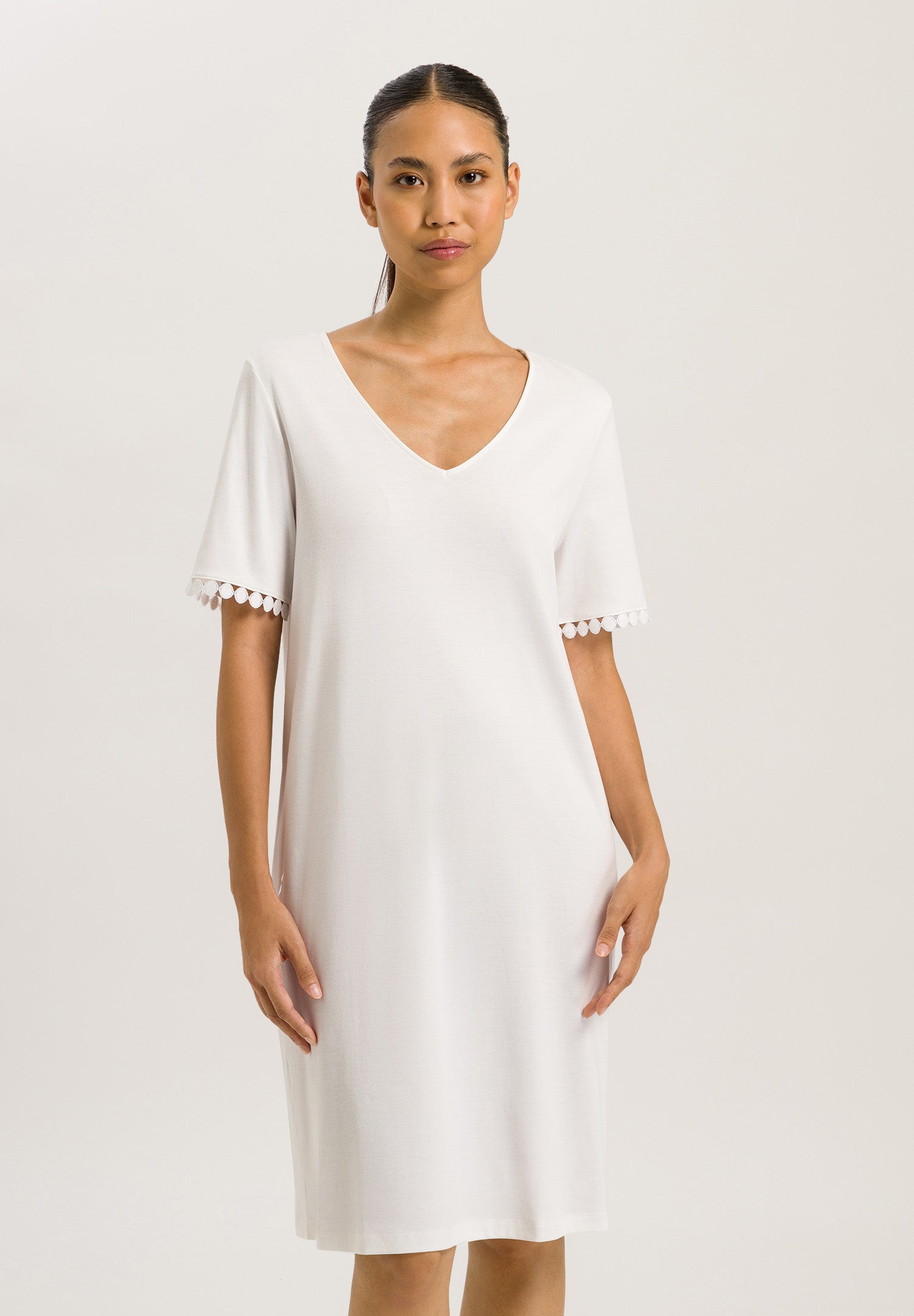 74932 S/SLV NIGHTGOWN - 102 Off White