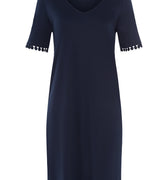 74932 S/SLV NIGHTGOWN - 1610 Deep Navy