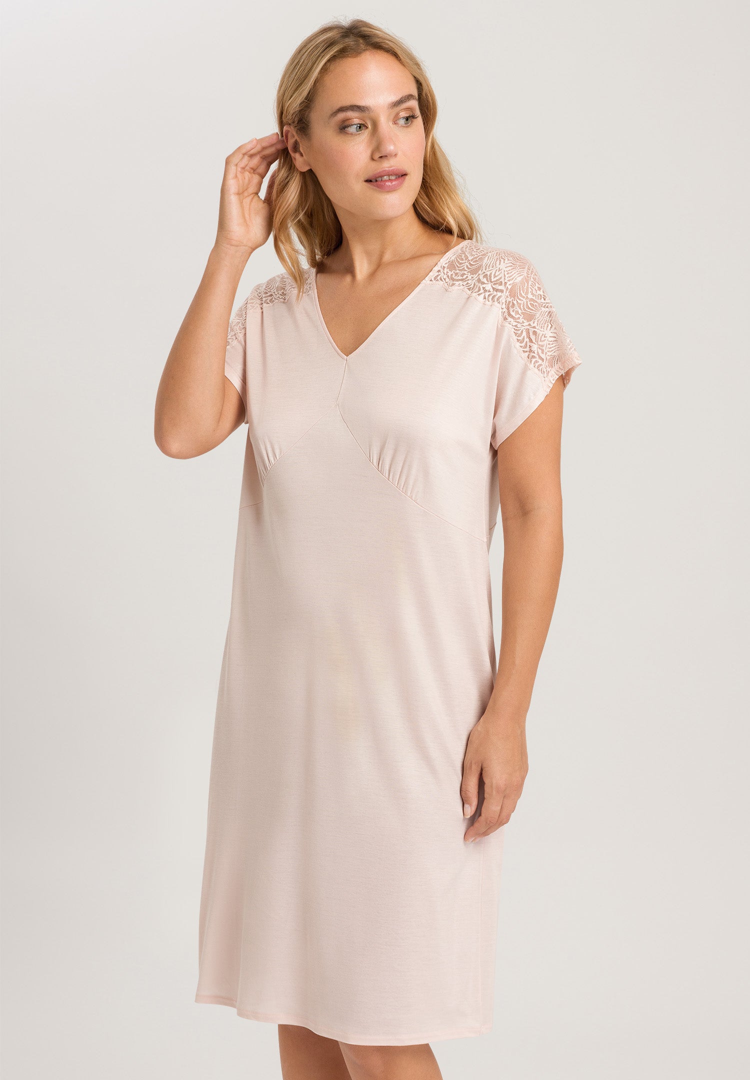 74937 S/SLV NIGHTGOWN - 2311 Peach Whip