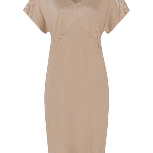 74937 S/SLV NIGHTGOWN - 2828 Deep Taupe