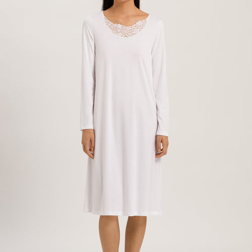 74944 L/Slv Nightgown - 101 White