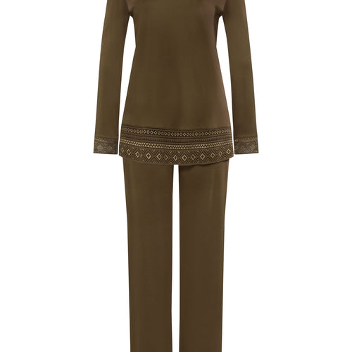 74982 Jona L/Slv Pajama - 1775 Olive