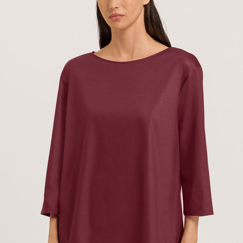 74984 Eleni 3/4 Sleeve Shirt - 2423 Ruby Wine