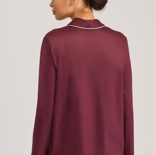 74985 Eleni L/Slv Shirt - 2423 Ruby Wine