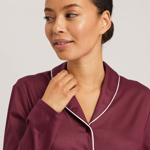 74985 Eleni L/Slv Shirt - 2423 Ruby Wine