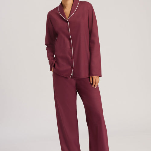 74985 Eleni L/Slv Shirt - 2423 Ruby Wine