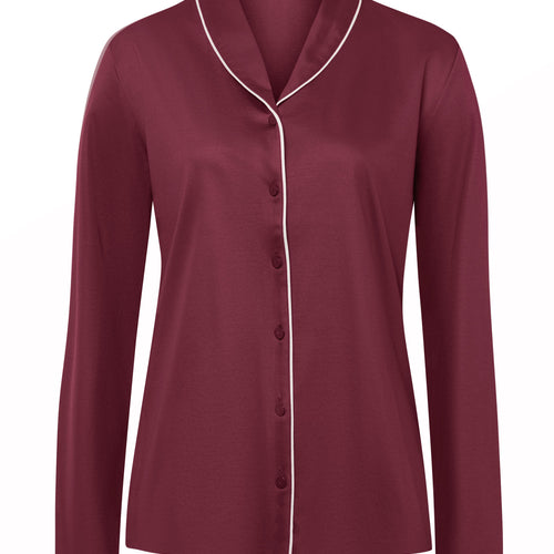 74985 Eleni L/Slv Shirt - 2423 Ruby Wine