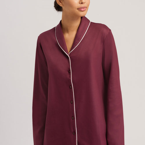 74985 Eleni L/Slv Shirt - 2423 Ruby Wine