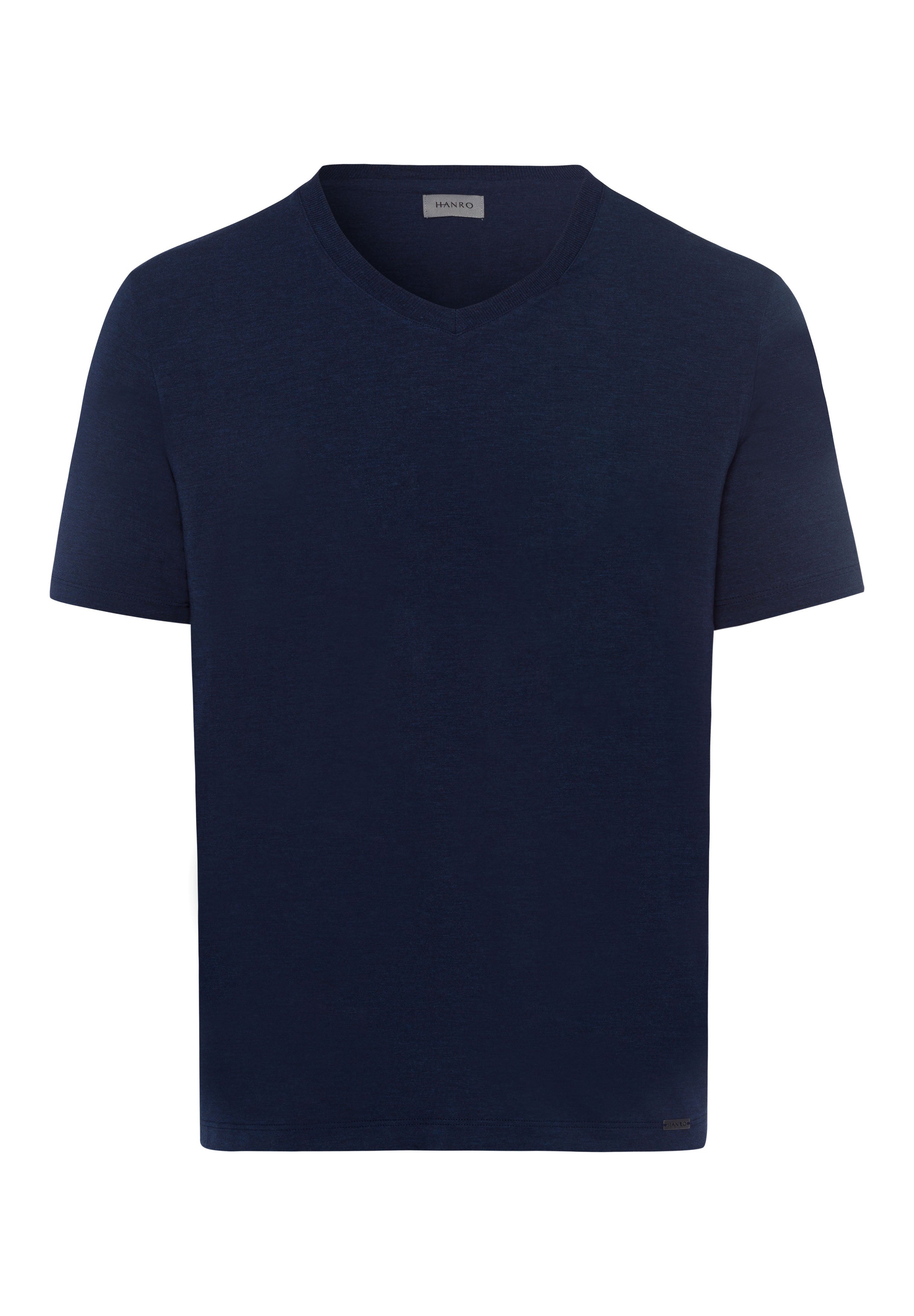 75035 Casuals S/Slv Shirt V-Neck - 1610 Deep Navy