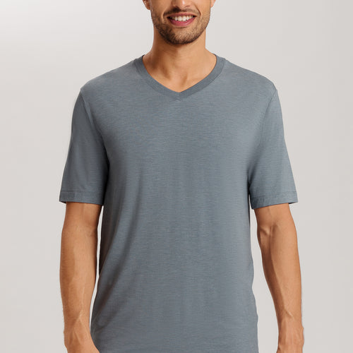 Casuals Soft V-Neck T-Shirt | Ocean Melange 75035-3020