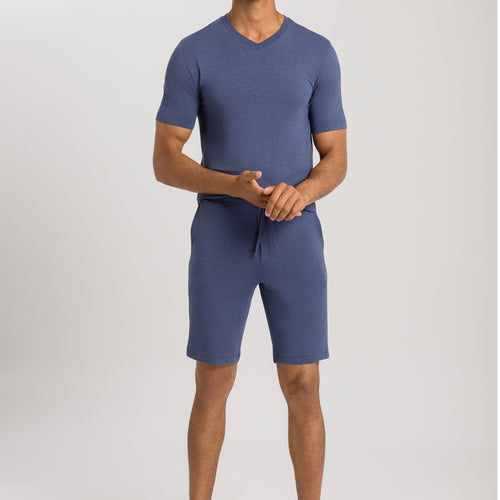 75039 Casuals Shorts - 2898 Slate Blue Melange