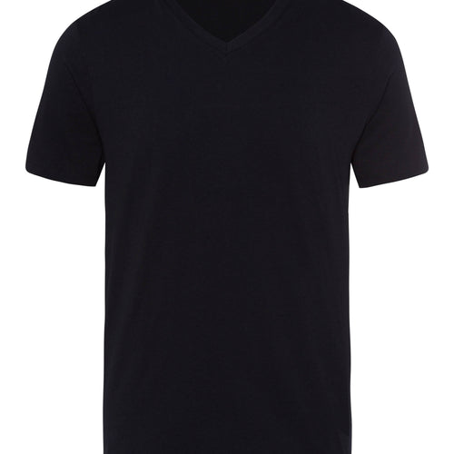 75051 Living Shirts Short Sleeve V-Neck Shirt - 019 Black