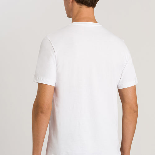 75051 Living Shirts Short Sleeve V-Neck Shirt - 101 White