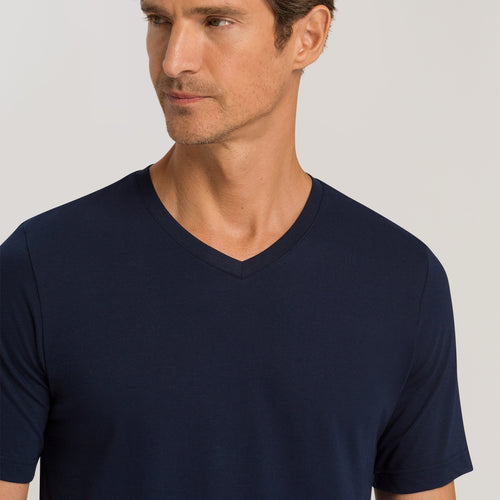 75051 Living Shirts Short Sleeve V-Neck Shirt - 1610 Deep Navy